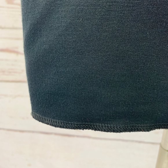 Express Goth Sexy Black Sheath Dress with Punk Silver Zipper Accents, Small - Picture 6 of 12